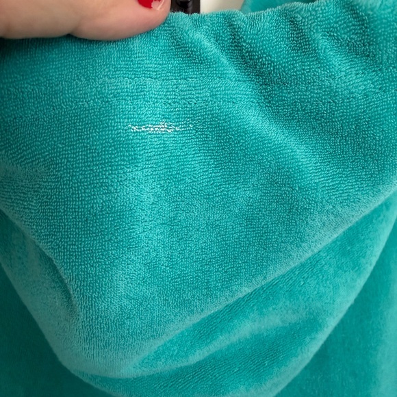 TNA Turquoise Terry Hoodie - Picture 6 of 6